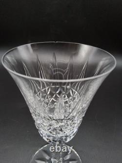 Service de six verres à vin rouge en cristal taillé de Saint-Louis modèle Tarn