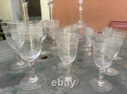 Service de verres en cristal St Louis