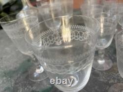 Service de verres en cristal St Louis