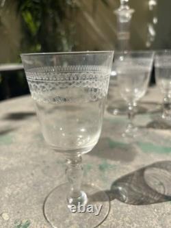 Service de verres en cristal St Louis