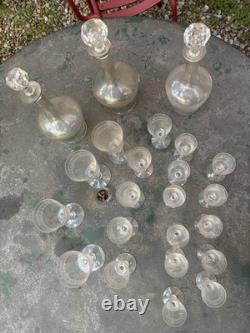 Service de verres en cristal St Louis
