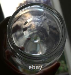 Service liqueur Art Nouveau Carafe 8 verres cristal gravé Baccarat St Louis