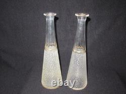 Service liqueur cristal givré SAINT LOUIS 8 verres 2 carafes et le plateau