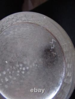 Service liqueur cristal givré SAINT LOUIS 8 verres 2 carafes et le plateau