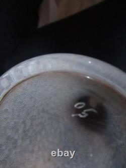 Service liqueur cristal givré SAINT LOUIS 8 verres 2 carafes et le plateau