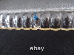 Service liqueur cristal givré SAINT LOUIS 8 verres 2 carafes et le plateau