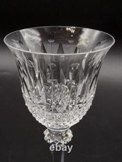 Service six verres à vin cristal soufflé taillé signé Saint-Louis modèle Tommy