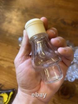 Serviteur Cristal Taillé Saint Louis Baccarat Porte Huilier Salière Napoléon III