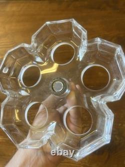 Serviteur Cristal Taillé Saint Louis Baccarat Porte Huilier Salière Napoléon III