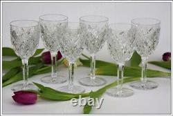 Set 6 verres à eau en cristal de Saint Louis modèle Florence Water glasses (A)