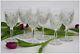 Set 6 Verres à Eau En Cristal De Saint Louis Modèle Florence Water Glasses (a)