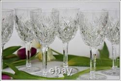 Set 6 verres à eau en cristal de Saint Louis modèle Florence Water glasses (A)