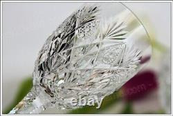 Set 6 verres à eau en cristal de Saint Louis modèle Florence Water glasses (A)