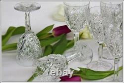 Set 6 verres à eau en cristal de Saint Louis modèle Florence Water glasses (A)