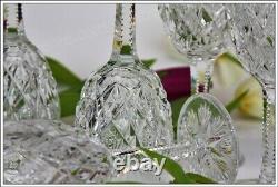 Set 6 verres à eau en cristal de Saint Louis modèle Florence Water glasses (A)
