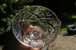 St Louis 5 (+1) Coupes à Champagne en cristal Taille Etoiles