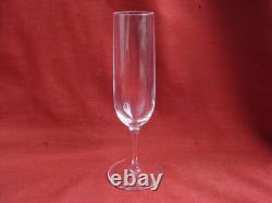 St Louis, Aurore, Serie De 5 Flutes A Champagne En Cristal Uni, Annees 80