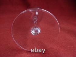 St Louis, Aurore, Serie De 5 Flutes A Champagne En Cristal Uni, Annees 80