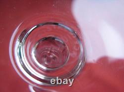 St Louis, Aurore, Serie De 5 Flutes A Champagne En Cristal Uni, Annees 80