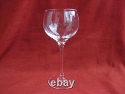 St Louis, Aurore, Serie De 6 Verres A Eau En Cristal Uni, Annees 80