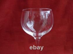 St Louis, Aurore, Serie De 6 Verres A Eau En Cristal Uni, Annees 80
