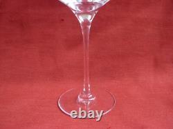 St Louis, Aurore, Serie De 6 Verres A Eau En Cristal Uni, Annees 80