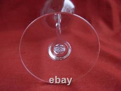 St Louis, Aurore, Serie De 6 Verres A Eau En Cristal Uni, Annees 80