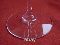 St Louis, Aurore, Serie De 6 Verres A Eau En Cristal Uni, Annees 80