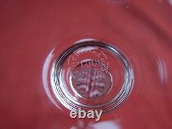 St Louis, Aurore, Serie De 6 Verres A Eau En Cristal Uni, Annees 80