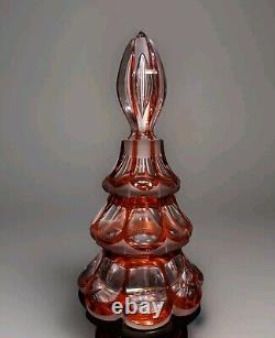St Louis Magnifique Carafe en cristal Doublé Tres Bon État