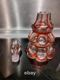 St Louis Magnifique Carafe en cristal Doublé Tres Bon État