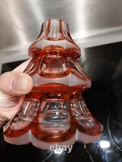 St Louis Magnifique Carafe en cristal Doublé Tres Bon État