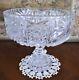 St Louis Ou Baccarat Grande Coupe Sur Pied Cristal Taillé 22 X Ht. 20 Cm