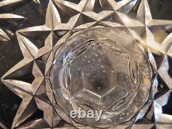 St Louis ou Baccarat Grande Coupe sur pied cristal Taillé 22 x Ht. 20 cm
