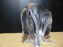 Statue Ours polaire en cristal de Saint-Louis presse papiers ou déco