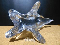 Statue Ours polaire en cristal de Saint-Louis presse papiers ou déco