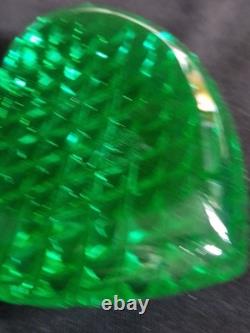 Sublime Coeur En Cristal Taillé De Saint Louis Presse Papier Sulfure