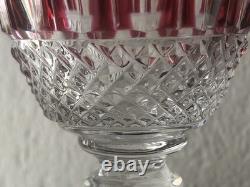 Sublime Grand Verre Tommy Couleur Rouge Cristal St Louis