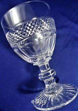 Suite de 6 verres à eau cristal de Saint Louis Trianon Réf A23/8 water glasses
