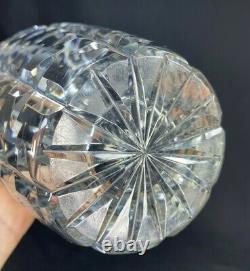 Superb Vase Cristal Taille Massif Ht 18.5 CM Qualite St Louis Baccarat Annees 50