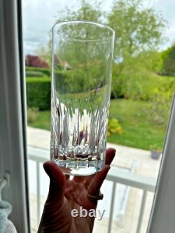 Superbe 6 grands verre orangeade mojito long drink en cristal signé Saint Louis