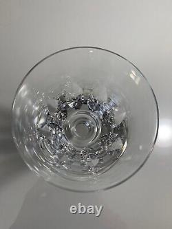 Superbe 6 verre à eau cristal signé St Louis Saint Louis modèle Jersey