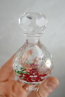 Superbe Flacon De Parfum En Cristal De Saint-louis French Glass