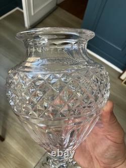 Superbe Grand Vase Médicis Cristal Saint Louis taillé 25,5cm