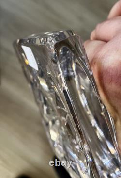 Superbe Grand Vase Médicis Cristal Saint Louis taillé 25,5cm