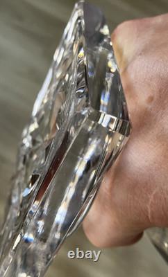 Superbe Grand Vase Médicis Cristal Saint Louis taillé 25,5cm