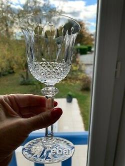 Superbe ensemble 6 verre à vin en cristal signés St Louis modèle Tommy 14 cm