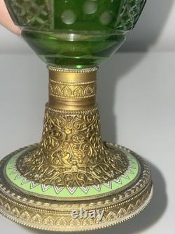 Superbe flacon cristal taillé St Louis