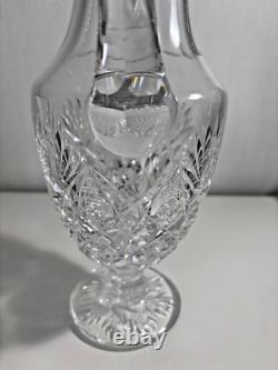 Superbe pichet broc en cristal taillé signé St Louis modèle Florence
