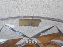 Superbe rare ancienne grande coupe Saladier en cristal de Saint Louis 22cm